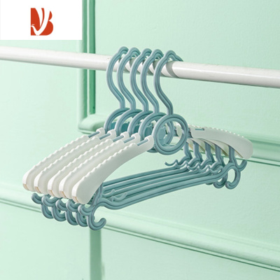 三维工匠儿童衣架宝宝晾衣架多可伸缩衣撑小号家用防滑婴儿小孩衣服挂