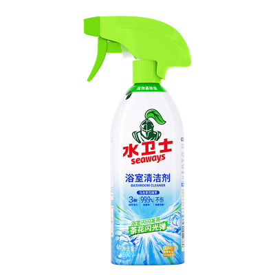 水卫仕(SHUIWEISHI) 浴室清洁剂带喷头 500g(适用于瓷砖、台盆、浴缸、玻璃镜子等)