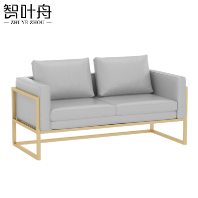 智叶舟休闲沙发双人位128*65*68cm张