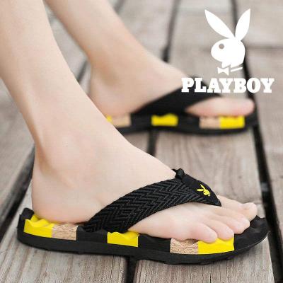 花花公子男鞋越南拖鞋男士2021新款洞洞凉鞋人字拖懒人一字拖帅气潮牌男式鞋子潮男款时尚百搭男士休闲鞋