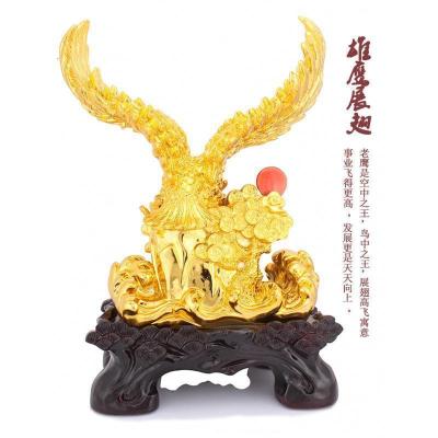 美帮汇特大大展宏图老鹰摆件办公室装饰品开业礼品乔迁商务工艺礼品