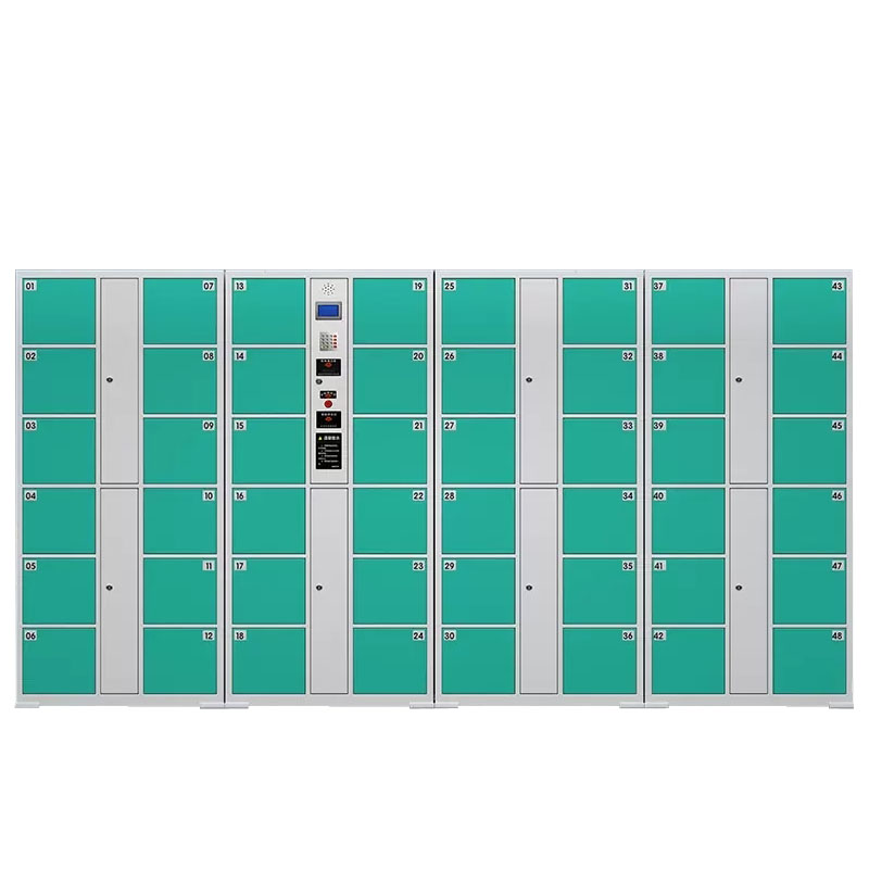 戴劲 电子存包柜商场超市智能物品寄存柜员工衣物储存柜 48门红外条码