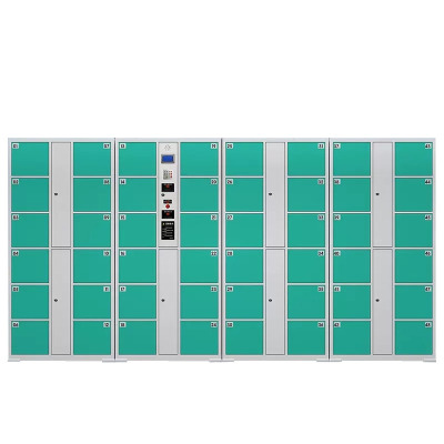 戴劲 电子存包柜商场超市智能物品寄存柜员工衣物储存柜 48门红外条码