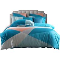 家柏饰(CORATED)床上用品全棉磨毛四件套北欧简约加厚全棉套件法兰克