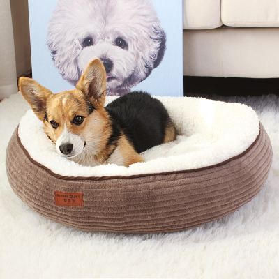 憨憨宠狗窝猫窝可水洗加绒加厚泰迪狗窝中小型犬狗狗垫子猫咪宠物狗床狗屋用品
