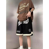 嘻哈篮球短裤男美式夏季大码潮流港风宽松休闲运动五分裤