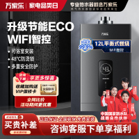 万家乐(Macro)12RH2智能恒温家用平衡式燃气热水器12升 即热式浴室专用 WiFi智能操控 天然气