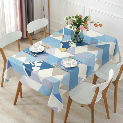 家柏饰(CORATED)客厅餐桌布防水防烫防油免洗pvc茶几桌布田园小清新长方形台布垫