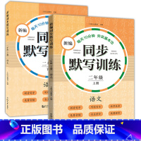 新编同步默写训练 2年级上下册 [正版]小学一二三四五年级上下册新编同步默写训练看拼音写词语生字注音组词阅读理解语文识字