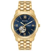 BULOVA/宝路华自动机械镂空男表mm防水米商务简约经典款欧美腕表