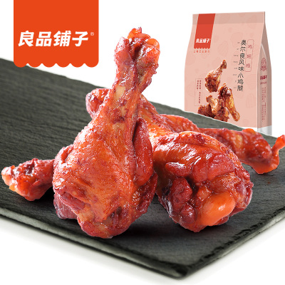 良品铺子奥尔良小鸡腿108gx3袋-肉类熟食卤味办公室零食小吃食品鸡肉类直播专享-