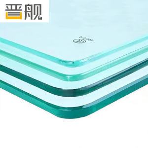 晋舰玻璃桌面钢化方形玻璃桌面酒店饭店食堂防刮痕玻璃桌面边长110CM