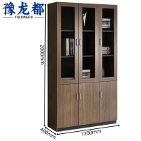 豫龙都落地书柜3门台