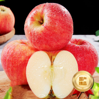 [熊猫鸟]山东烟台红富士 净重8.5斤 大果 单果80-85mm 脆甜可口