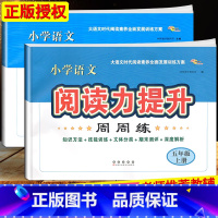 [正版]新版小学语文阅读力提升五5年级上下册周周练期末测评试卷阅读理解能力技能专项训练100篇技巧点拨测试卷学习力含答案