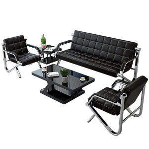 迅迈 单位+单位+三人位+茶几 商务接待办公沙发 简约会客洽谈沙发 办公室沙发