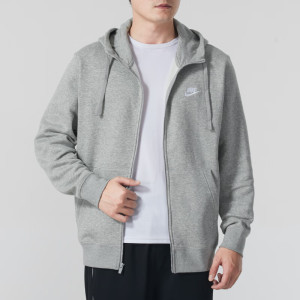 耐克(NIKE)加绒外套男士新款运动服连帽防风衣休闲服保暖夹克BV2646-063 ZP