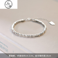 JiMiXIGN碎银几两手链女925银银轻奢小众设计闺蜜女生手镯碎银子手饰