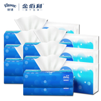 舒洁抽纸面巾纸 2层 150抽×18包 大尺寸L码 原生木浆 94466-10