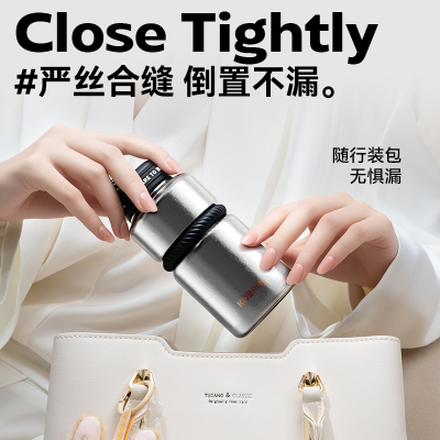 康巴赫纯钛保温杯女生高颜值便携专用高端节日礼物官方新款咖啡杯