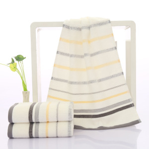 洁丽雅毛巾条纹棉吸水家居日用柔软洗脸巾