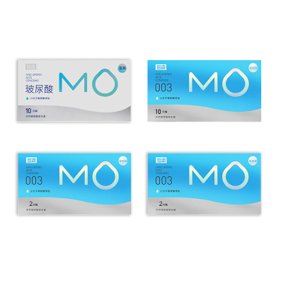 名流MO003倍润横版10只003玻尿酸24-MO倍润10+003蓝14玻尿酸避孕套女士专用安全套超薄001男用官方正