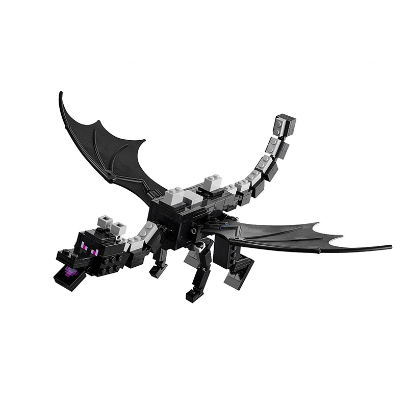 博乐10178我的世界系列末影龙拼装积木玩具21117新款拼插玩具