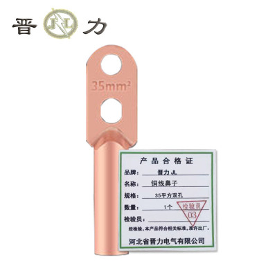 晋力 JL 铜线鼻子 35平方双孔 个