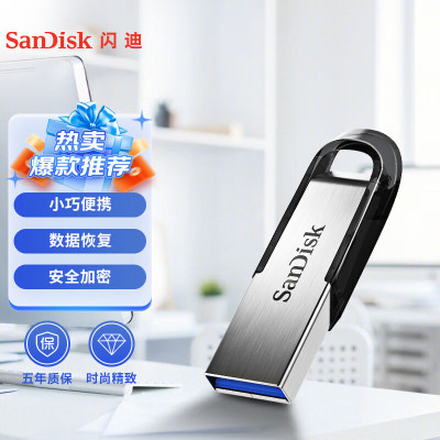 闪迪(SanDisk)256GB U盘 小巧便携 车载 大容量金属优盘