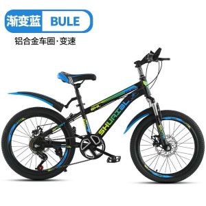 儿童自行车男女孩中小学生轻便双碟刹变速减震山地单车20/22/24寸