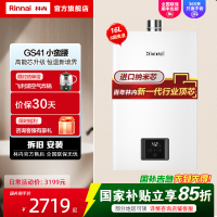 林内/Rinnai 16升燃气热水器16GS41(JSQ31-GS41)智能变频恒温水气双调防风防冻 小蛮腰