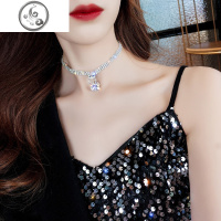 超闪水钻choker颈链锁骨链日韩网红个性颈带脖子饰品短款项链女 JiMi