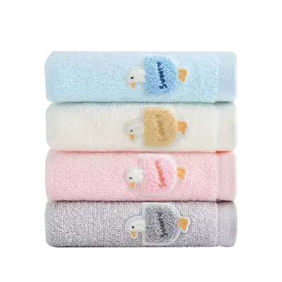 洁丽雅毛巾4条装卡通家用洗脸巾吸水柔软亲肤210045TA