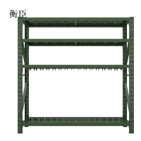 衡臣农具摆放架安保装备器材存放架拆装盾牌货架盾牌架2000*600*2000