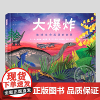 大爆炸地球生命起源的故事(正版硬壳精装)科普百科儿童绘本3三-4-5到6岁以上幼儿园大中小班孩子早教阅读睡前启蒙故事图画