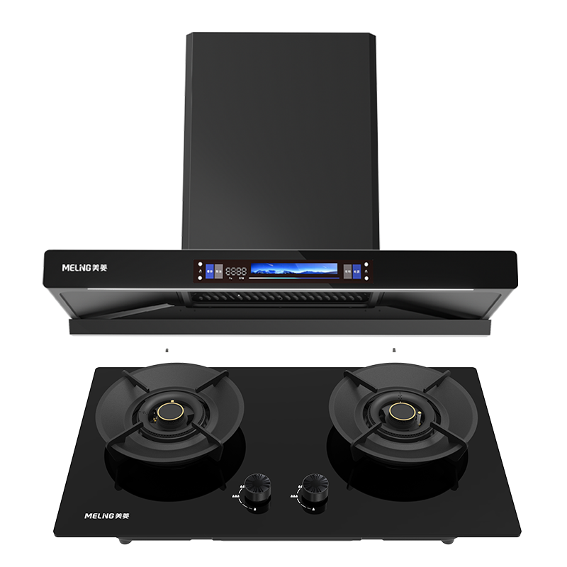 美菱烟灶套餐烟机90T1+燃气灶203KD(天然气)