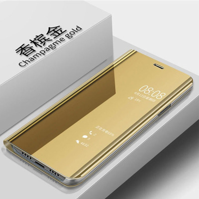 圣幻苹果XSMax/X/XR手机壳Xs保护套镜面电镀iPhoneXSMAX翻盖式时尚手机套皮套男女款