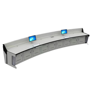 合祥源 操作台会议台控制台中控室电脑工作平台桌 定制/米