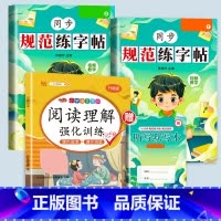 [赠听写默写本]练字帖+阅读理解 五年级上 [正版]规范练字帖二年级上册练字帖小学生一年级三四五六年级练好字语文同步练字