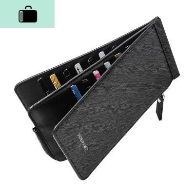 长款钱包男女通用卡包多卡位时尚潮流情侣皮夹手机包商务包NEWLAKE女手包