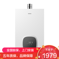 老板(Robam)燃气热水器天然气真恒温智能变频低压启动家用强排式HT300N-16 小云鲸
