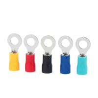 RV圆形绝缘冷压接线端子(500只颜色需备注) RV3.5-6