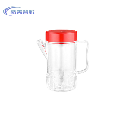 酷美智悦 亚克力油壶红色盖500ml KM-JZ482 个