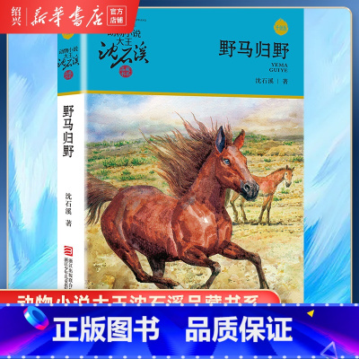 野马归野 [正版]书店野马归野 升级版 动物小说大王沈石溪品藏书系 小学三四五六年级课外阅读书籍动物小说 浙江少年儿童出