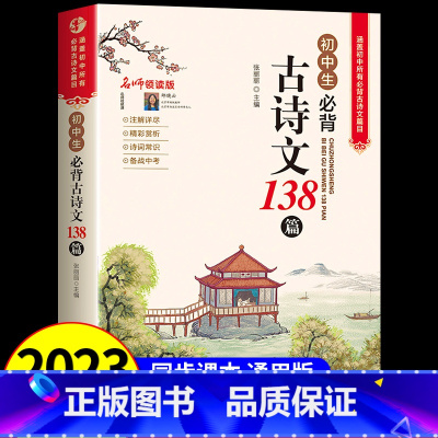 古诗文138篇 初中通用 [正版]初中文言文全解一本通