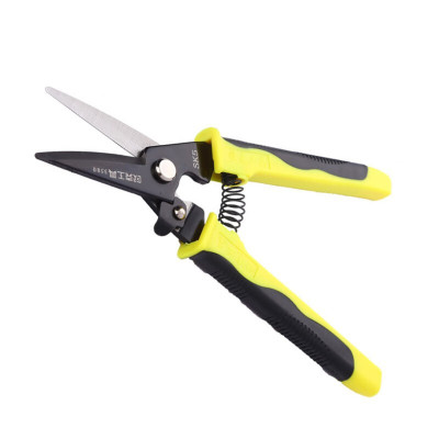 欧克 Ouke 多功能剥线钳 手动拔线钳 压线钳剥皮钳子 电缆剥线钳(8英寸多功能剪OK-3580(直头))