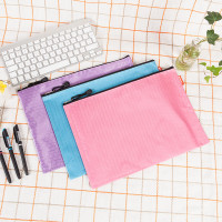 晨光大容量商务防水文件袋简约设计多隔层便携手提办公资料收纳包