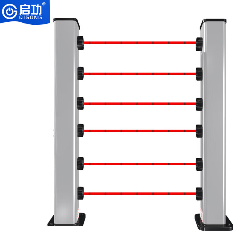 启功红外激光对射报警器6束入侵探测器安全红外光栅含安装