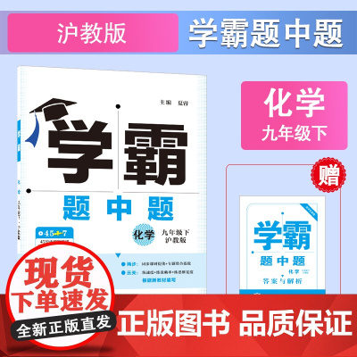 25春 初中学霸题中题 化学 9年级九年级下册 沪教版
