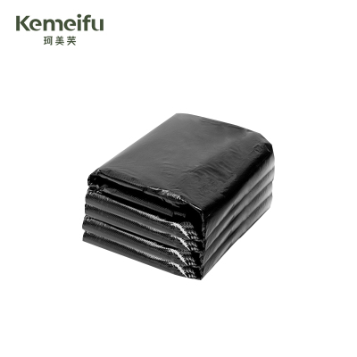 珂美芙 黑色平口加厚垃圾袋 120*140cm 50个/包